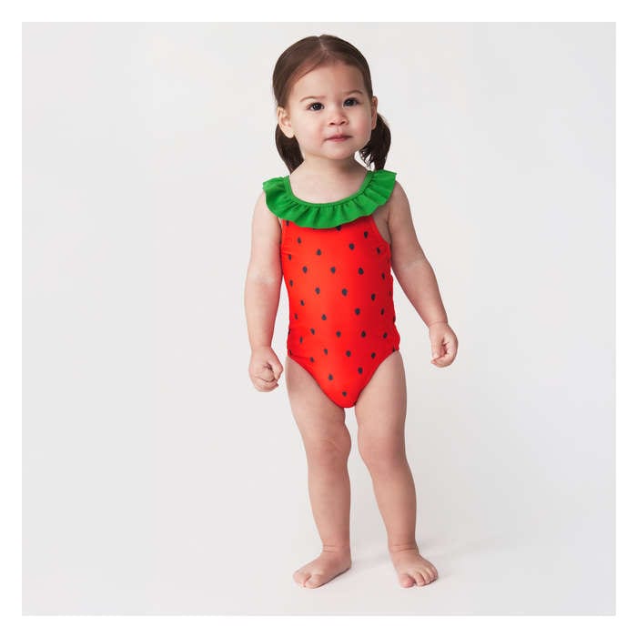 Bébés Filles Maillot de bain une pièce pour bébés filles - Rouge Vif
